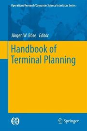 Cover of the Handbook of Terminal Planning, published by Springer. Jürgen W. Böse is the editor.